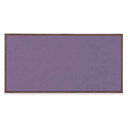 United Visual Products Combo Board, 60"x36", Satin Frame/Black Porcelain & Cork UVDECORK6036-BLKPORC-CORK